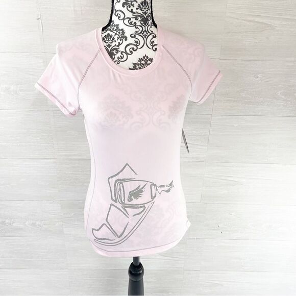 Alo Yoga Coolfit “Run Like A Girl” Short Sleeve Top - Picture 2 of 9